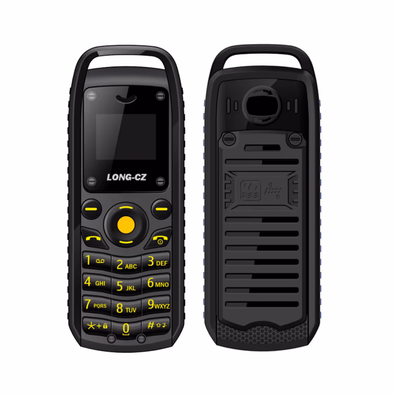 LONG-CZ B25 Super Mini 2G Mobile Phone with Bluetooth Earphone Function – Dual SIM Ultra Small Feature Phone 0.66 Inch Unlocked